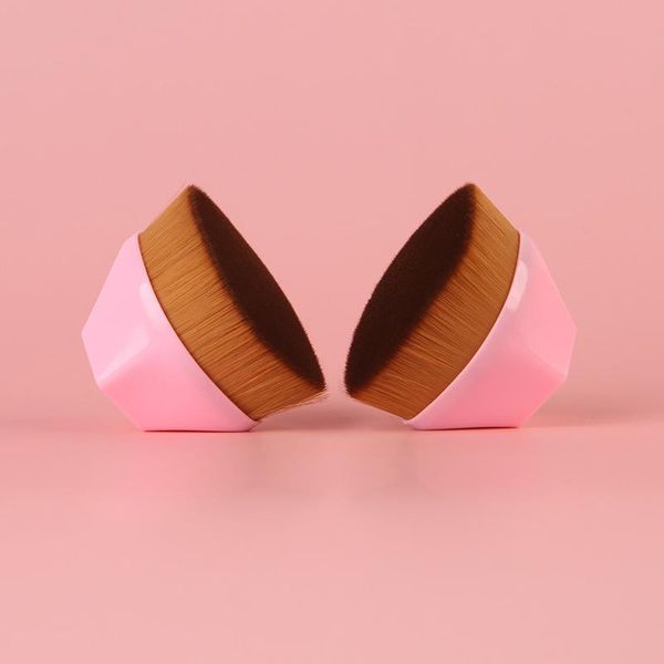 

makeup brushes 2021powder diamond single six corners cosmetic hexagon no trace foundation brush silicone up