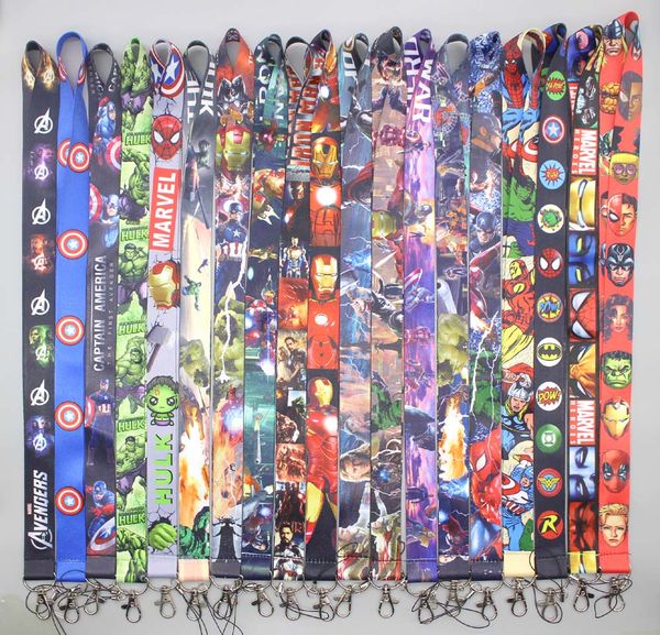 

new lot cartoon animation mobile phone lanyard key chain straps charms