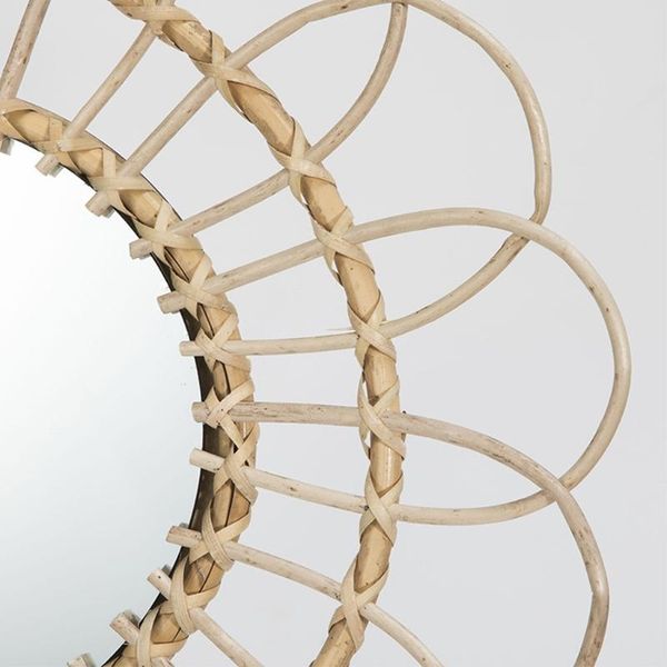 

mirrors r2ld rattan innovative art homestay decoration makeup mirror dressing bathroom wall hanging craft po props