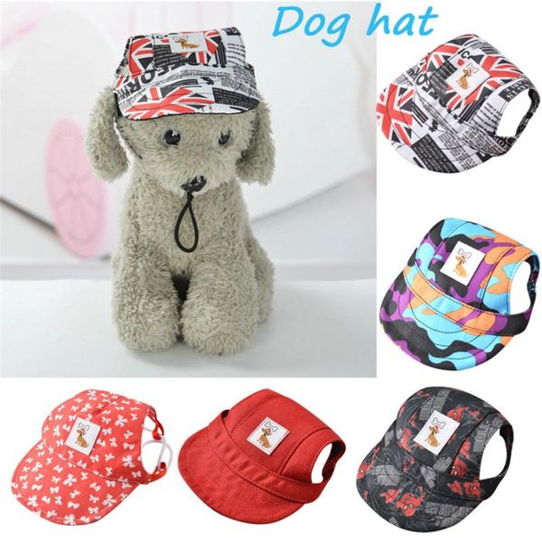 

dog apparel small pet canvas cap baseball visor hat puppy outdoor sunbonnet drop july#5