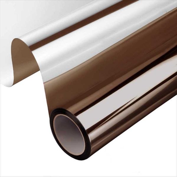 

window stickers one-way mirror reflective film self-adhesive solar home privacy tinted glass sticker tea silver