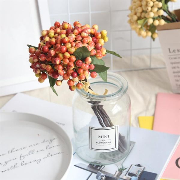 

party decoration 1 bunch artificial plant bean branch fruit bundle simulation home wedding diy scrapbooking