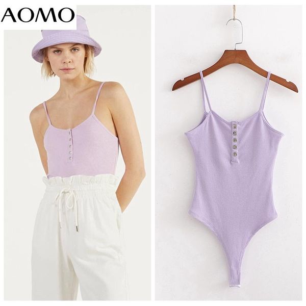 

women's jumpsuits & rompers aomo women strethy playsuits spaghetti strap sleeveless ladies summer 2021 casual chic 1d178a, Black;white