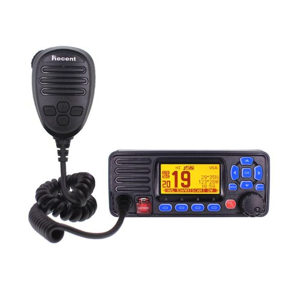 

walkie talkie recent rs-509mg 25w vhf 156.000-162.000mhz fixed marine radio with gps ip67 waterproof mobile boat stati