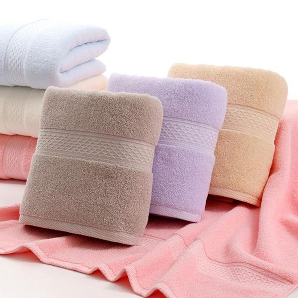 

towel plain colour cotton solid bath beach for adults fast drying soft thick high absorbent spa bathroom towels