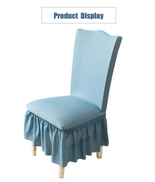 

chair covers lohoo home seat protector jacquard cover with skirt hemline