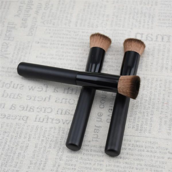 

makeup brushes bb cream concave foundation liquid brush nylon wool dumb black wood handle powder cosmetic beauty tools