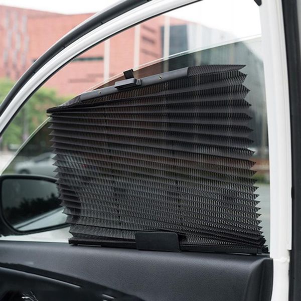 

accessories car sunshades curtain black glass hook pleated protection sunshade