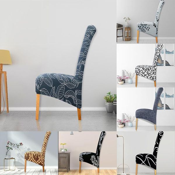

chair covers printed cover high elasticity xl size long back european seat beautiful comfortable el party banquet