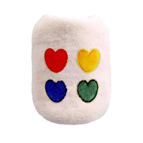 

dog apparel winter clothes rainbow vest pets outfits warm for small dogs cat costumes coat jackets puppy sweater