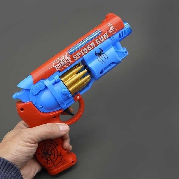 

children's electric boys and girls baby music vibration acousto-optic gun simulation revolver luminous toy