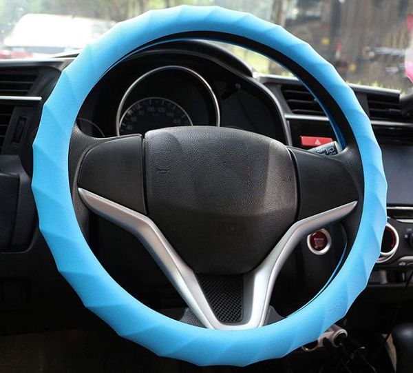 

steering wheel covers wholesale universal custom diy disposable non-slip silicone car cover