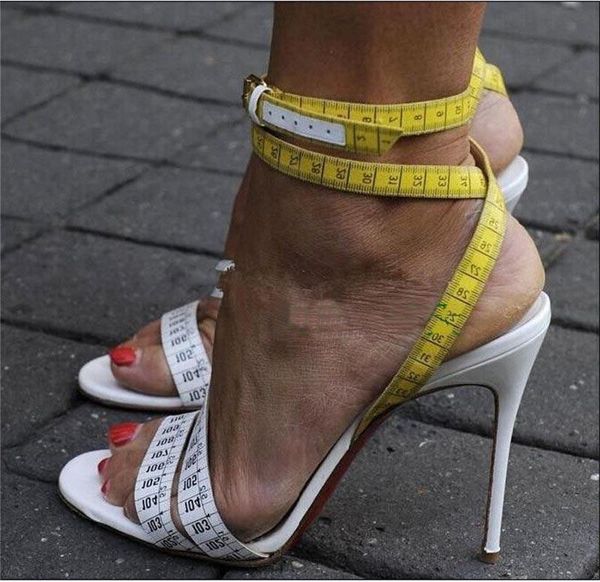 

dress shoes 2021 leather sandal ruler cross high heel woman sandals charming buckle straps slingback plus size 43, Black