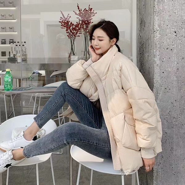 

warm female coat china ufacturer custom casual hooded winter duck down et, Black
