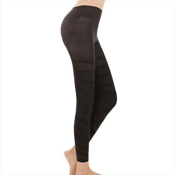 

sculpting sleep leg shaper womens legging body slimming pants ser88, Black