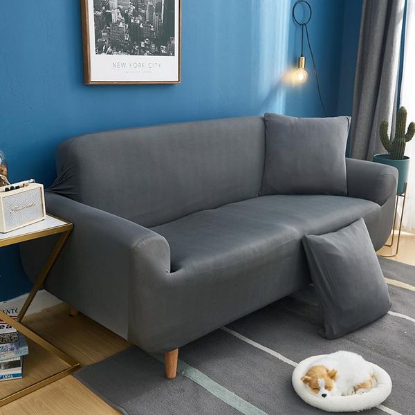 

chair covers ultra soft high stretch sofa couch furniture cover slip solid color for living room with elastic