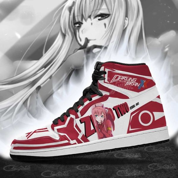 

zero in the two darling franxx sneakers code 002 custom shoes