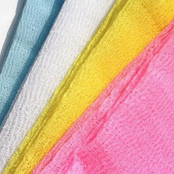 

towel nylon wash cloth bath beauty body skin exfoliating shower bathroom washing b1