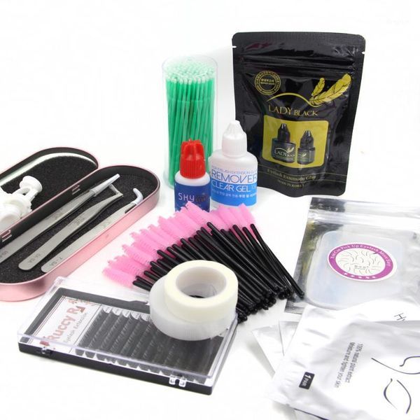 

professional lash training kit eyelash extension tools set glue kit1
