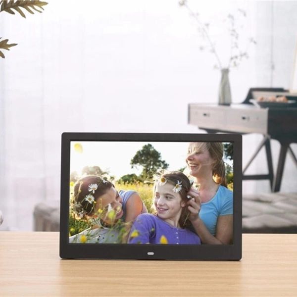 

digital po frames po sjd-1203 12 inch leds frame 1280x800 h-d screen deskdisplay image mp4 video mp3 audio clock calendar wit