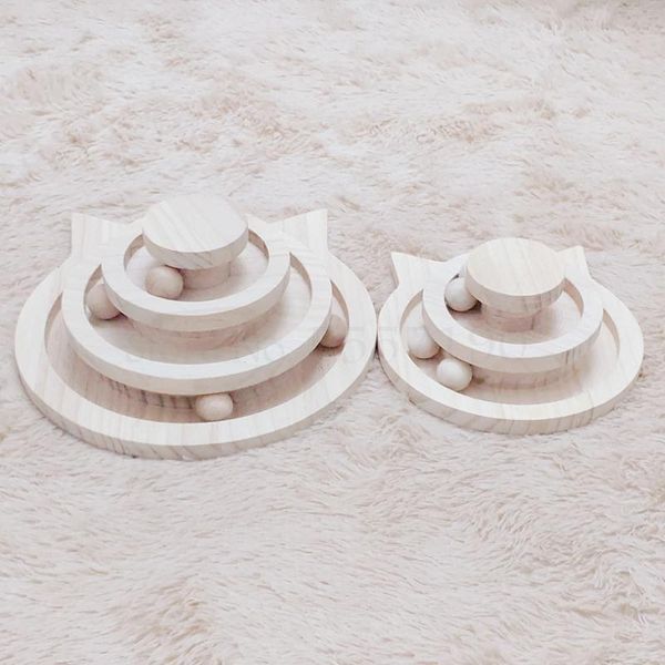 

cat toys wooden turntable toy puzzle mouse funny stick pet scratch board supplies