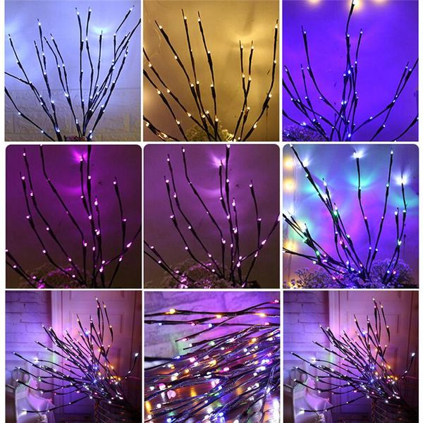

willow tree branch warm light fairy lamp christmas home party decor decoration