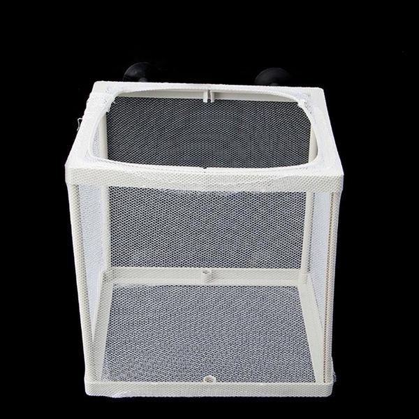 

fish tank aquarium guppy breeding breeder baby gauze trap box isolator s/l aquariums
