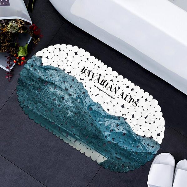 

bath mats pvc shower mat nonslip floor landscape anti-slip bathroom