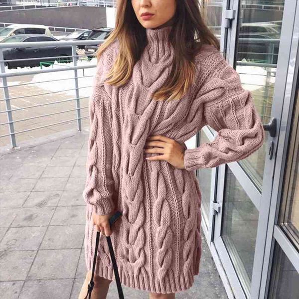 

autumn and winter knitted sweater women loose high neck twist weave pattern wild wool bottoming shirt, White;black