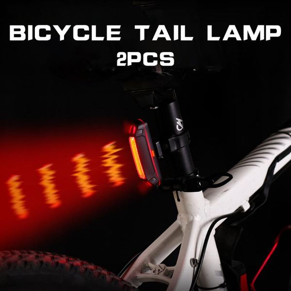 

bike lights taillight waterproof riding rear light led usb chargeable mountain cycling tail-lamp bicycle
