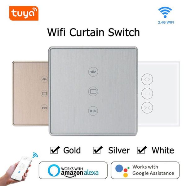 

smart home control tuya life wifi curtain switch eu standard roller shutter for electric motorized blinds work with alexa echo google