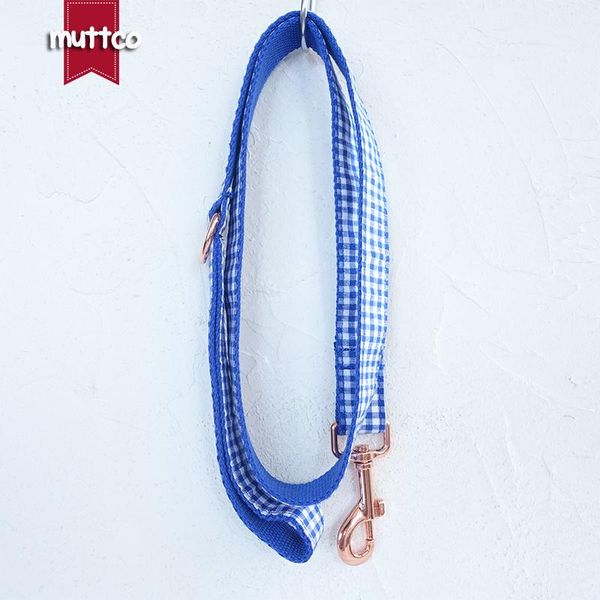 

dog collars & leashes muttco retailing personalized collar the blue yummy plaid adjustable 5 sizes udc046m