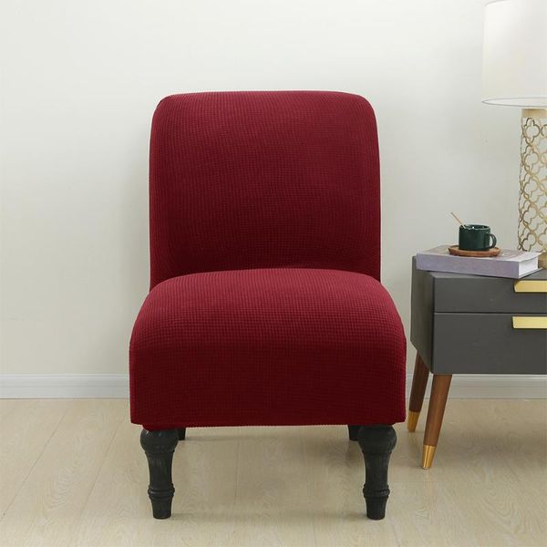 

chair covers armless slipcover soft  furniture protector stretch easy install dustproof knitted home el accessories