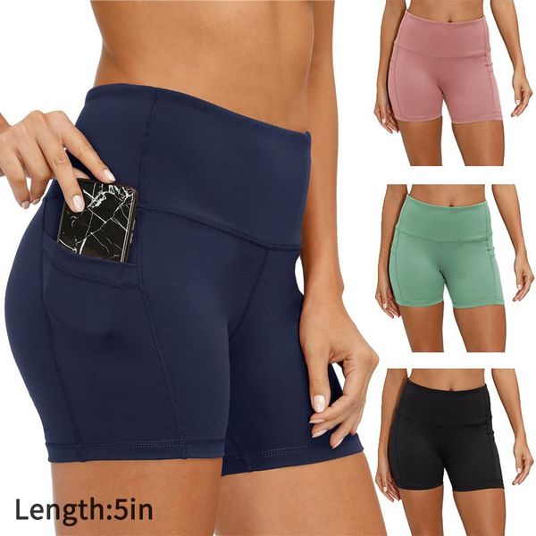 

yoga outfit shorts women scrunch booty biker fitness cycling workout gym clothing