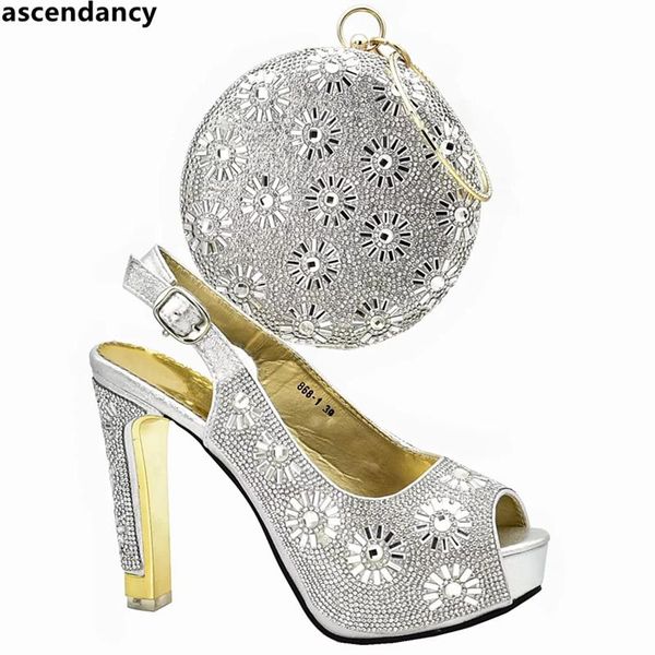 

italian shoes with matching bags set decorated rhinestone women and to match italy ladies sandals heels dress, Black