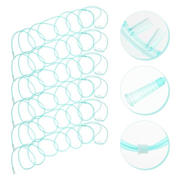 

air pumps & accessories 6pcs crush resistant oxygen tubing nasal cannula tube parts