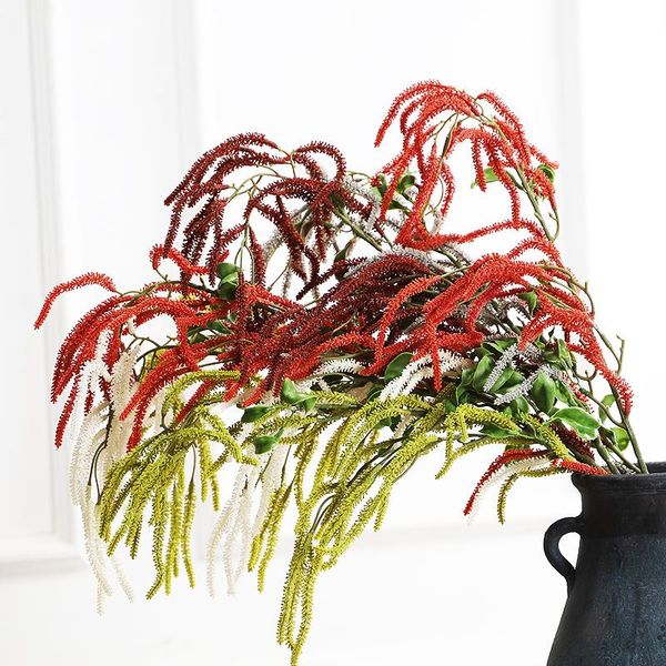 

decorative flowers & wreaths artificial plants for home decor wedding flower arrangement single branch plastic ceiling rattan fake tree flor