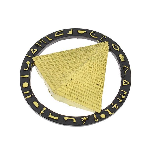 

egyptian pyramids fridge magnet round shape refrigerator magnets modern travel gifts home kitchen decoration