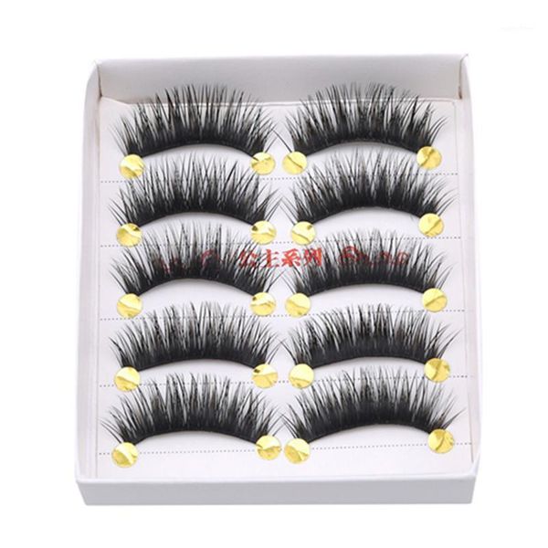 

pairs fashion false eyelashes eyelash long 1 box fake 4*1.3cm full band sale1
