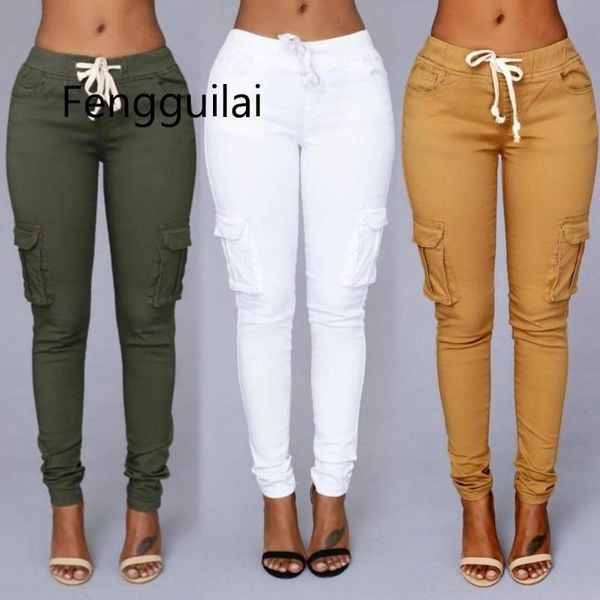 

elastic skinny pencil jeans for women leggings woman high waist women's thin-section denim pants, Blue