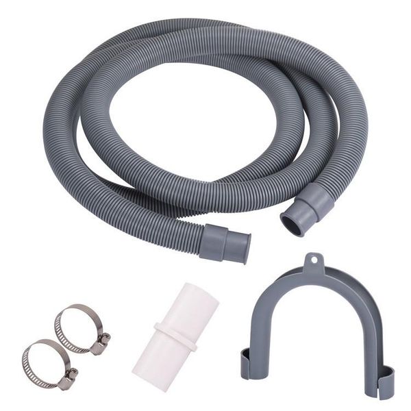 

watering equipments 1.5m/2m universal washing machine dishwasher drain waste hose pipe kit plastic extension pipes