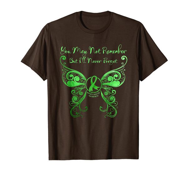 

you may not remember but i'll never forget kidney disease t-shirt, White;black