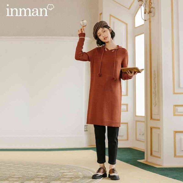 

dress winter retro art jacquard long sleeve wool knitted women's dress bsgz, Black;gray