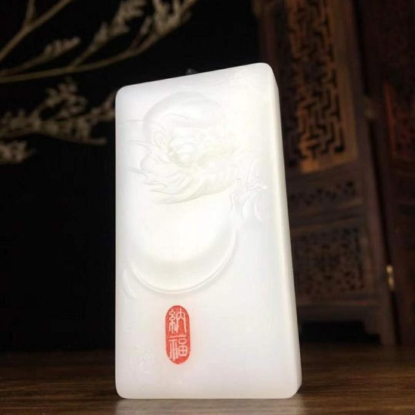 

lockets j19#hetian jade bells and enamel pendants, quality delicate, Silver