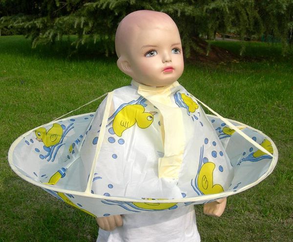 

bibs & burp cloths 1pc cartoon kids child hair cutting cloth pattern waterproof salon barber haircut cape hairdresser gown apron styling too
