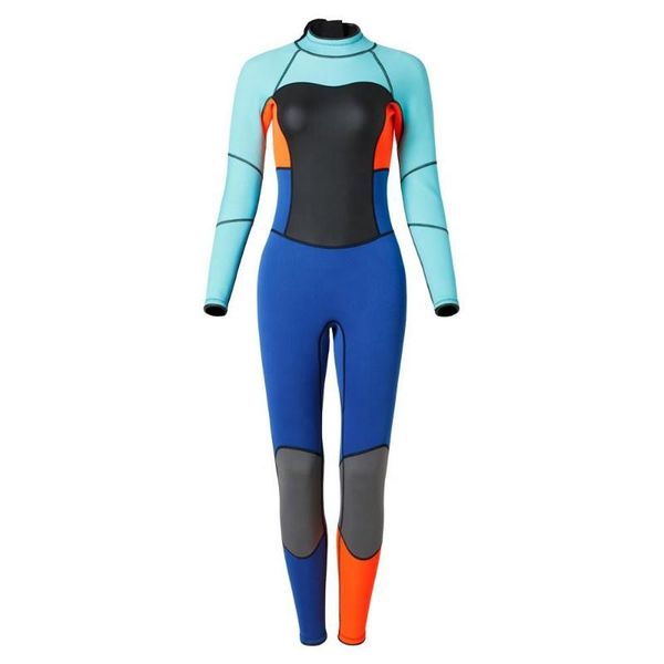 

swim wear woman colorful diving snorkeling & wetsuit one-piece 3mm neoprene suit