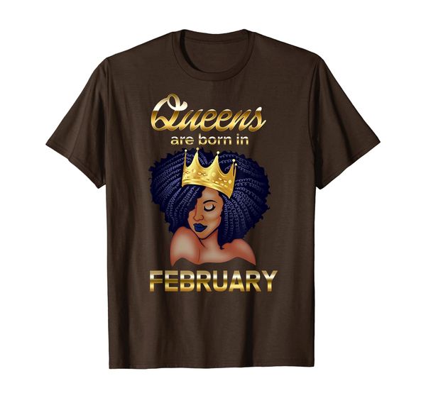 

Womens Queens are Born in february Shirts for Women T-Shirt, Mainly pictures