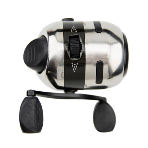 

1pcs durable spincast fishing reel mini bow slings catapult shooting stainless steel material wheel baitcasting reels