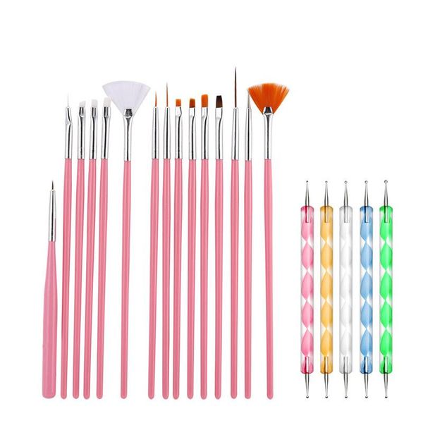 

nail art kits brush 20 painted potherapy drill pen 15 5 spiral rod tool set
