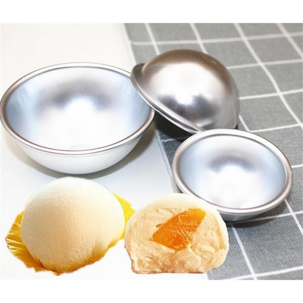 

alloy dhl fast aluminum shipping 300 pcs 3d ball sphere bath bomb mold cake baking pastry mould
